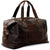 Jack Georges Voyager Brown Duffle Bag #7319 (Front Right Side)