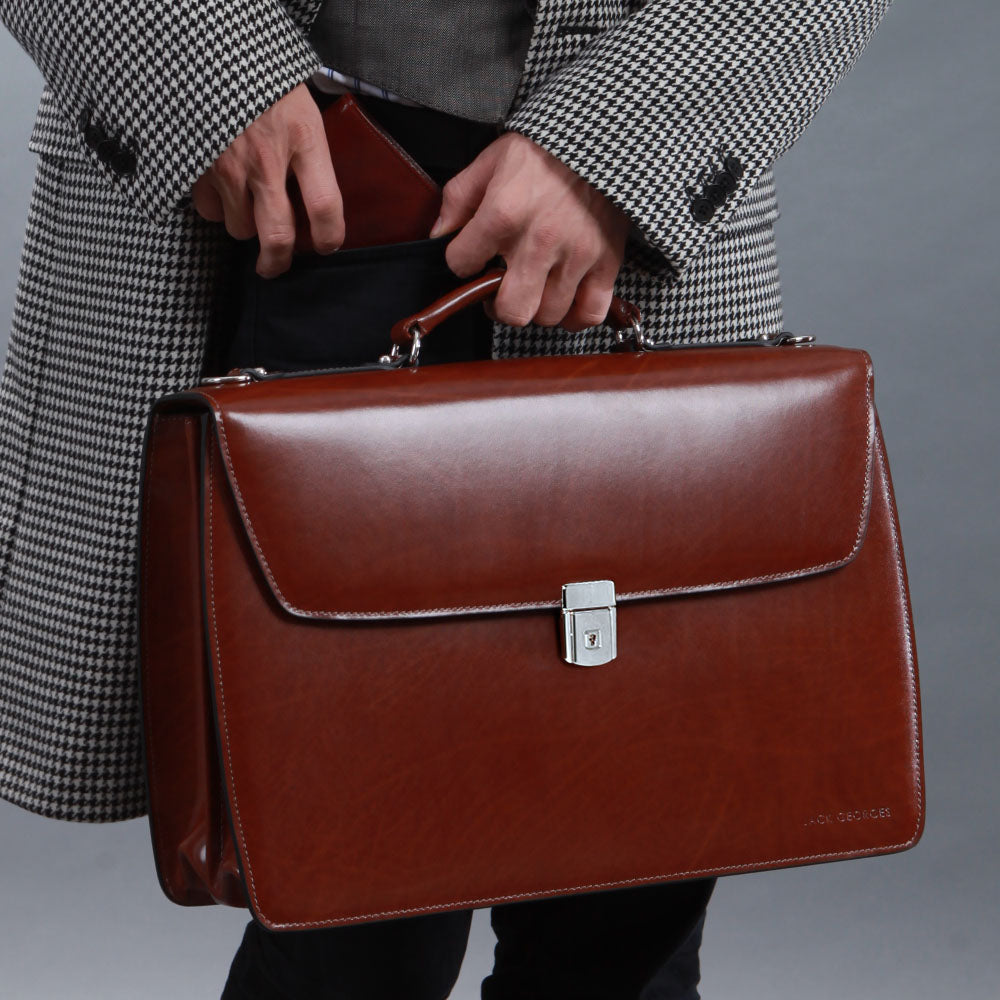 Elements Professional Leather Briefcase
