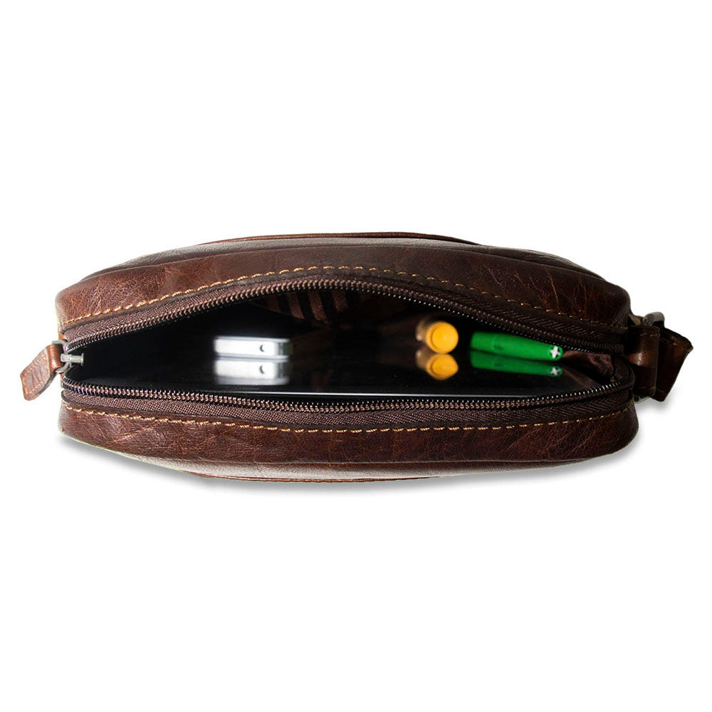 Voyager Slim Crossbody w/Zippered Front Pocket