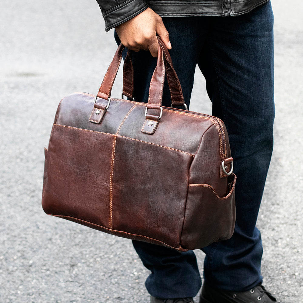 Voyager Day Bag/Duffle #7318 Brown Lifestyle