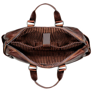 Voyager Day Bag/Duffle #7318 Brown Interior