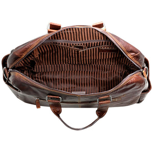 Voyager Day Bag/Duffle #7318 Brown Interior 2