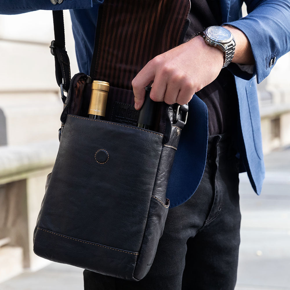 Voyager Crossbody Messenger & Wine Bag