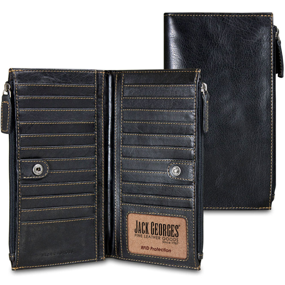 Voyager Large Zippered Wallet