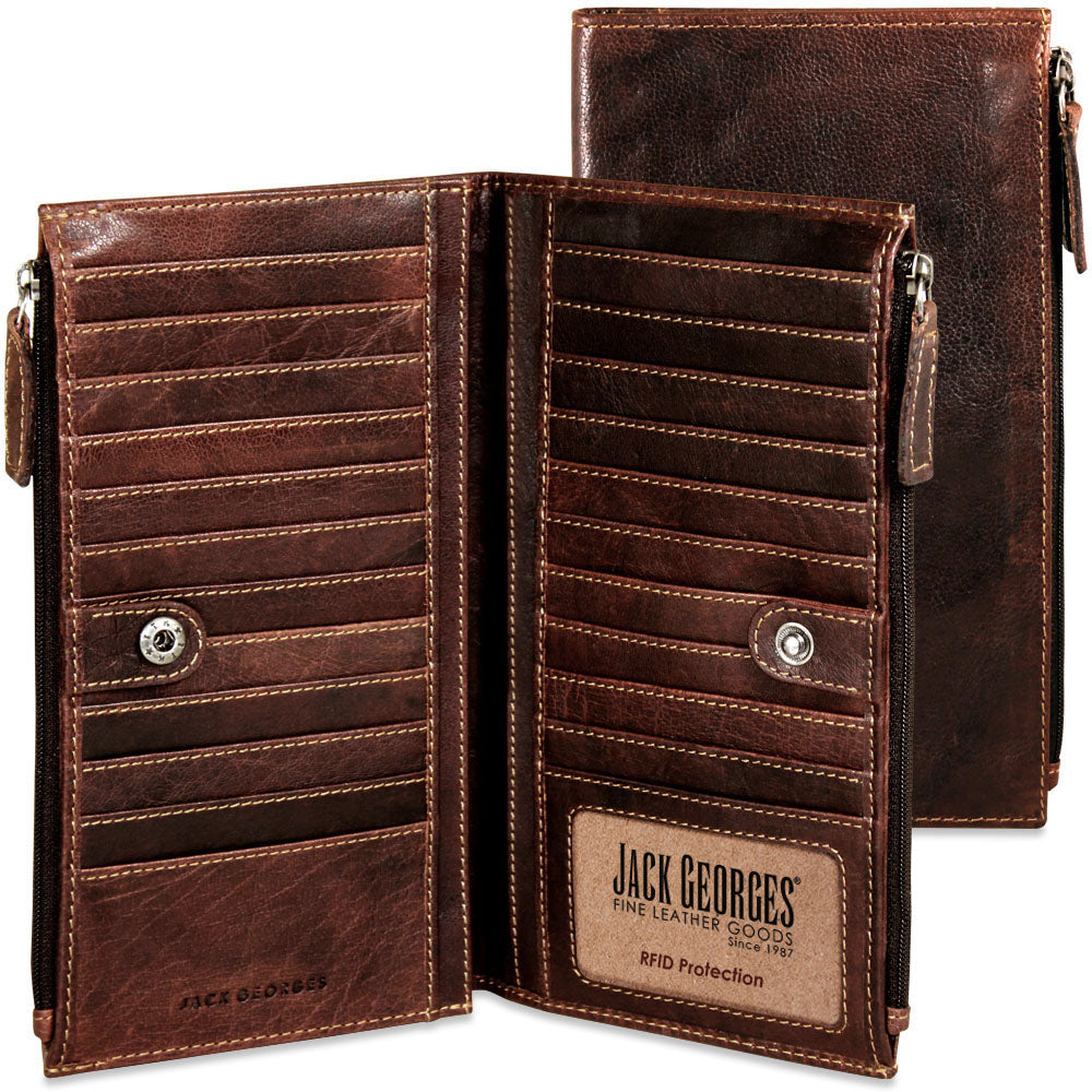Voyager Large Zippered Wallet
