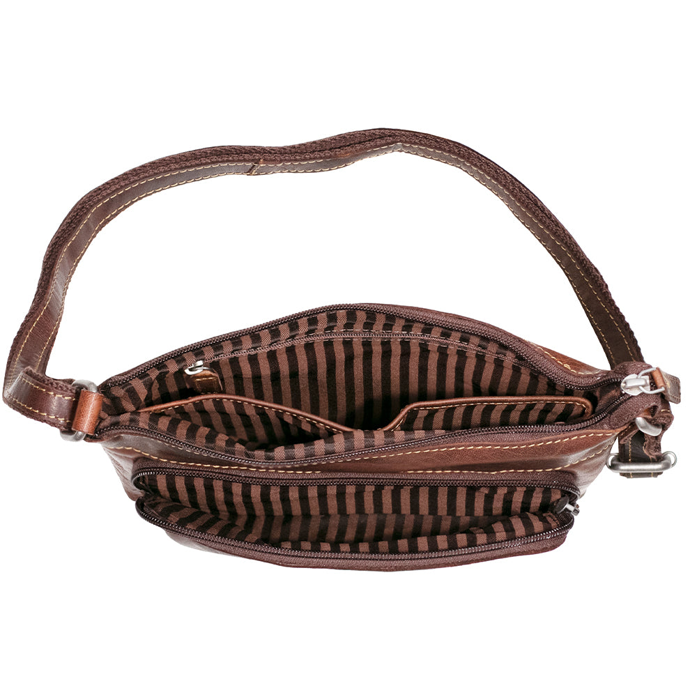 Hornback Croco Mini City Crossbody