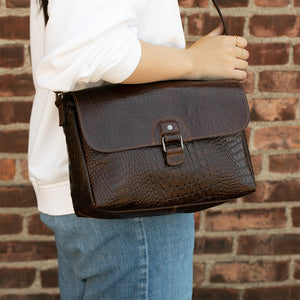 Hornback Croco Olivia Crossbody Bag