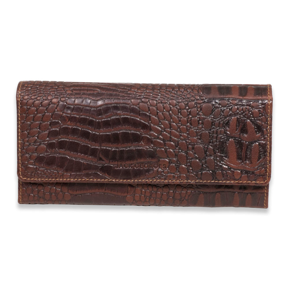 Hornback Croco Clutch Wallet