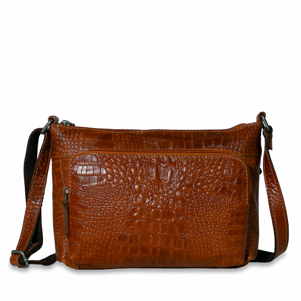 Hornback Croco Mini City Crossbody