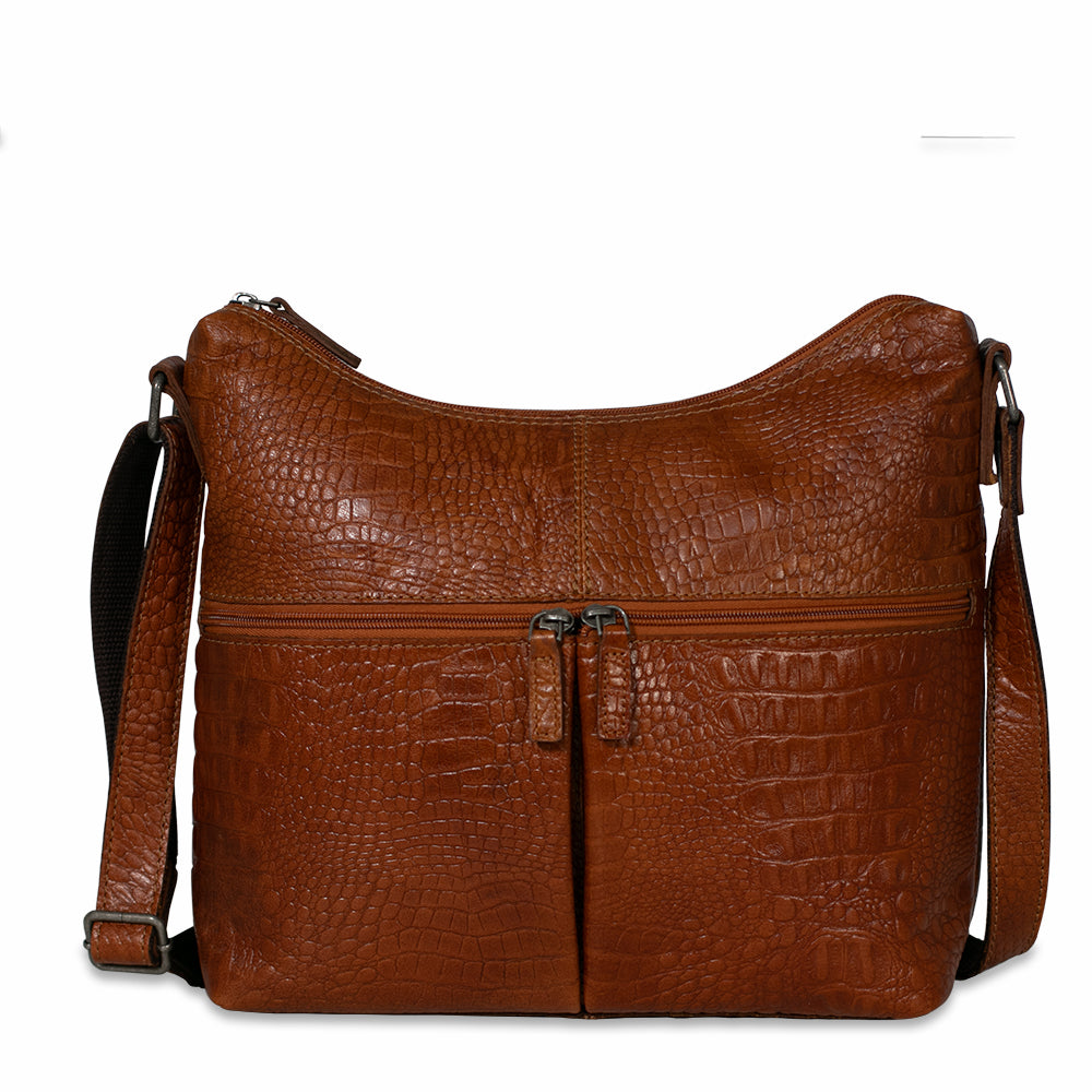 Hornback Croco Hobo Bag