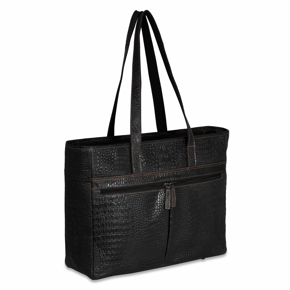 Hornback Croco Uptown Tote Bag