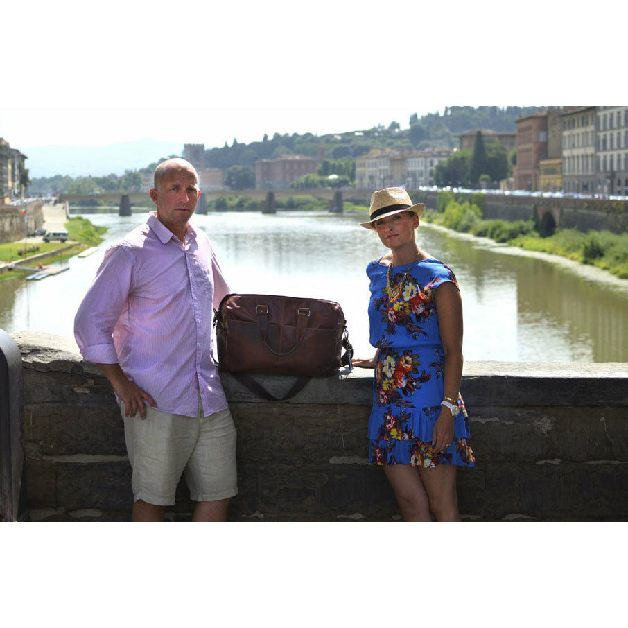 Voyager Day Bag/Duffle #7318 Brown Lifestyle 3