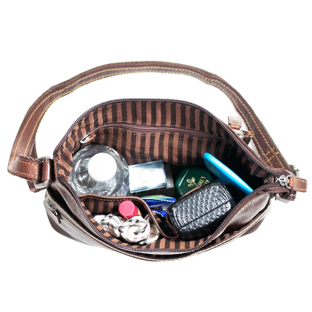 Jack Georges Voyager #7298 Brown (Interior Open Full)